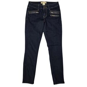 Democracy Low Rise Jegging Dark Wash Stretch Zip Pocket Denim Womens‎ 4